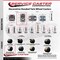 Service Caster 2'' Floor Safe Chrome Hooded Twin Wheel Caster Top Plate, 5PK SCC-TP02S50D-NYU-BC-TP2-5 - alternate 4